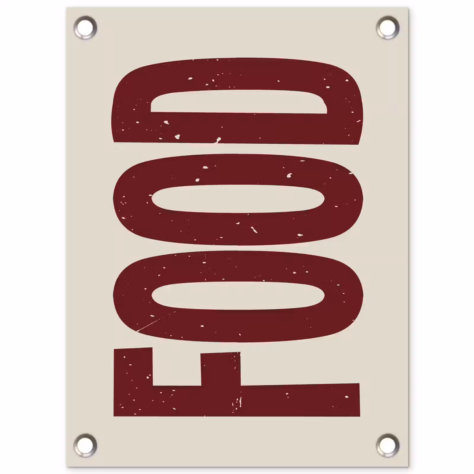 Tuinposter - Eten - Japandi - Rood - Decoratie — 1