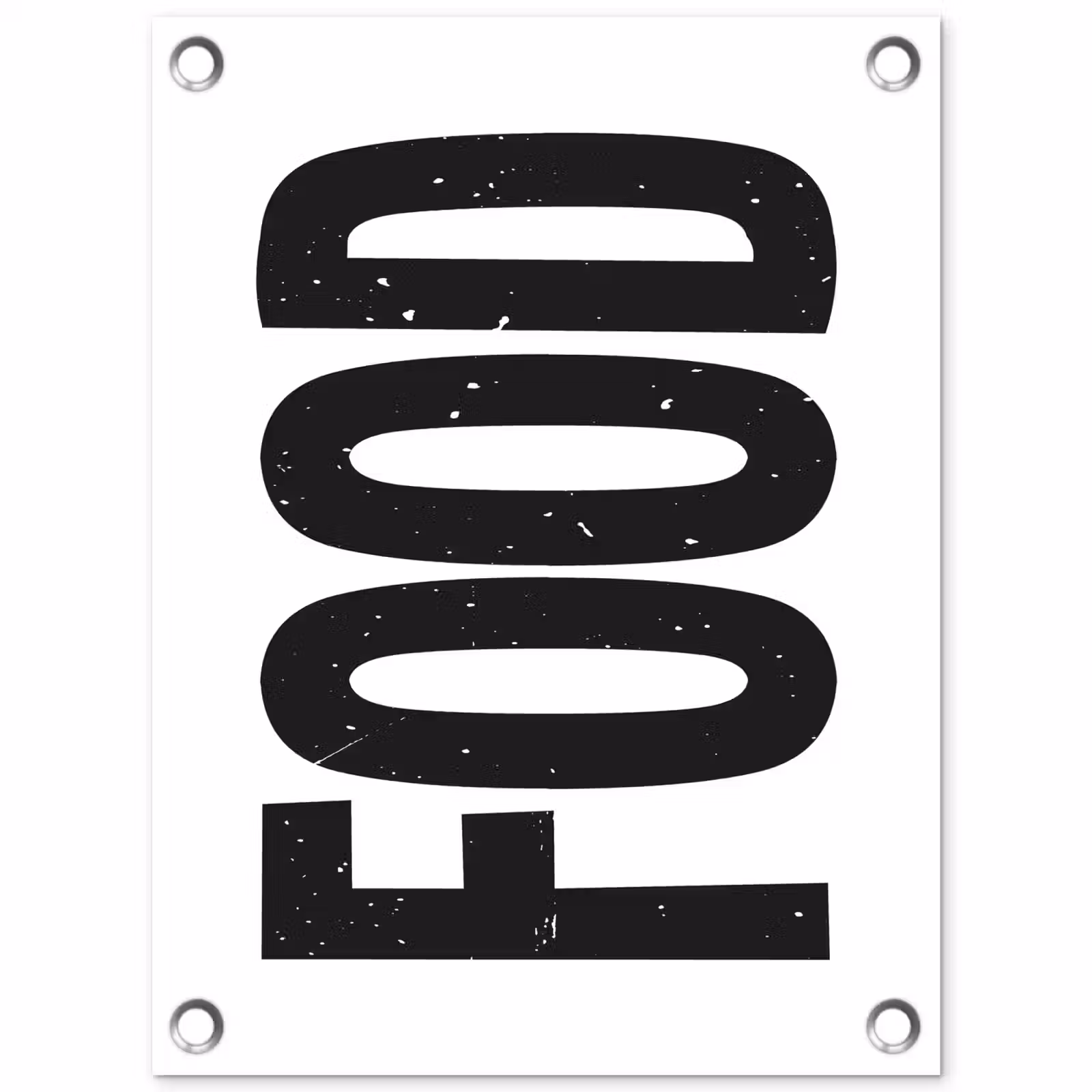 Tuinposter - Food - Zwart - Wit - Decoratie — 1