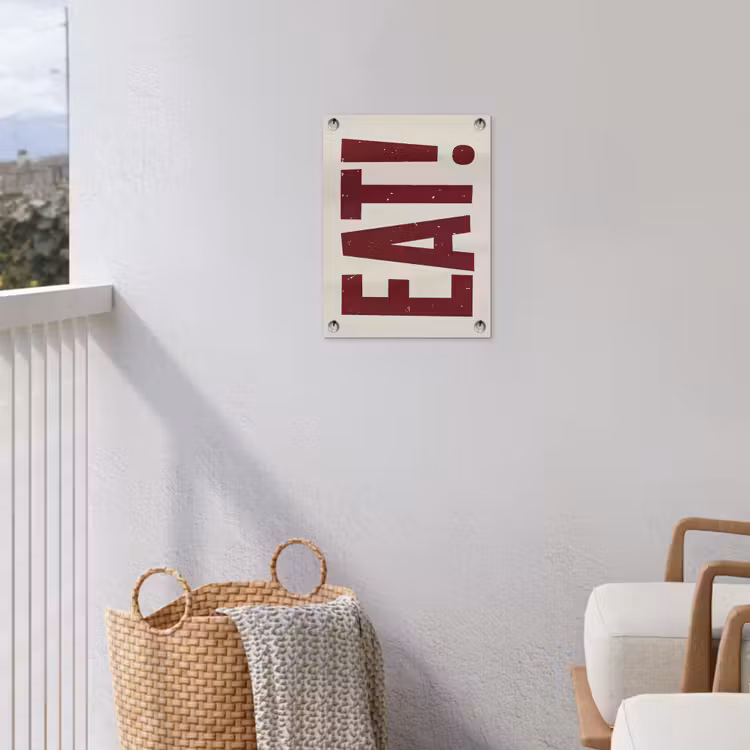 Tuinposter - Red - Eten - Vintage - Decoratie — 3