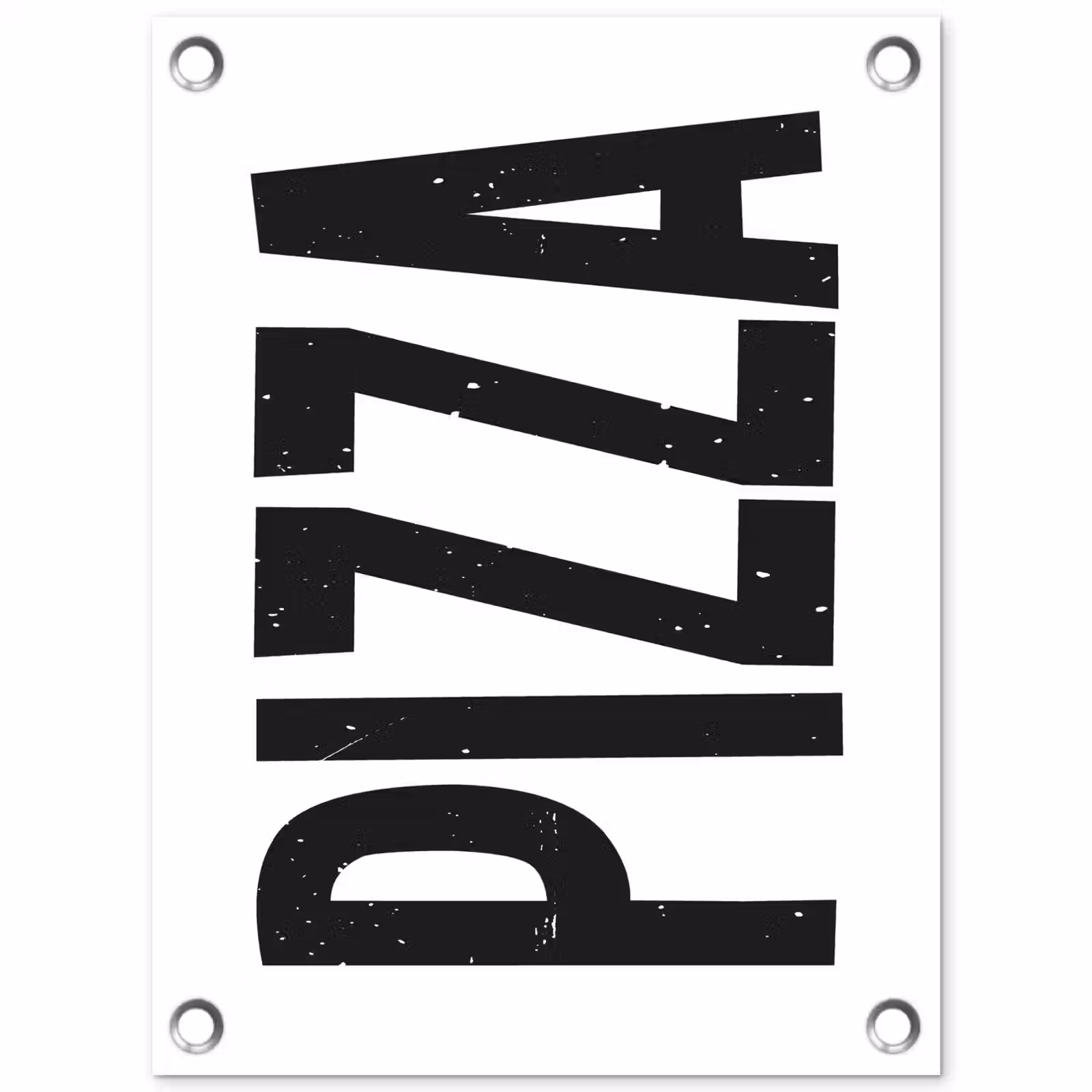 Tuinposter - Pizza - Japandi - Decoratie - Vintage — 1