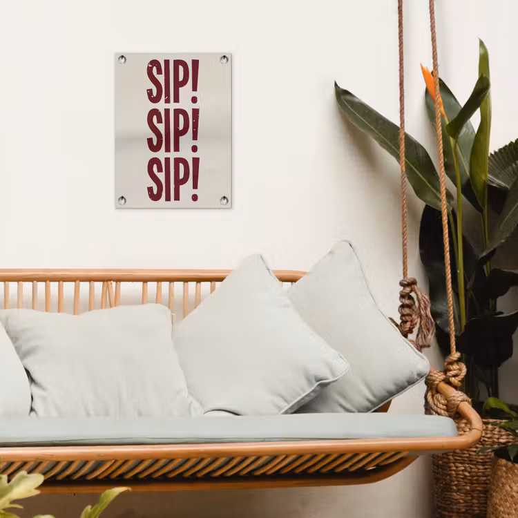Tuinposter - Japandi - Vintage - Decoratie - Rood — 5