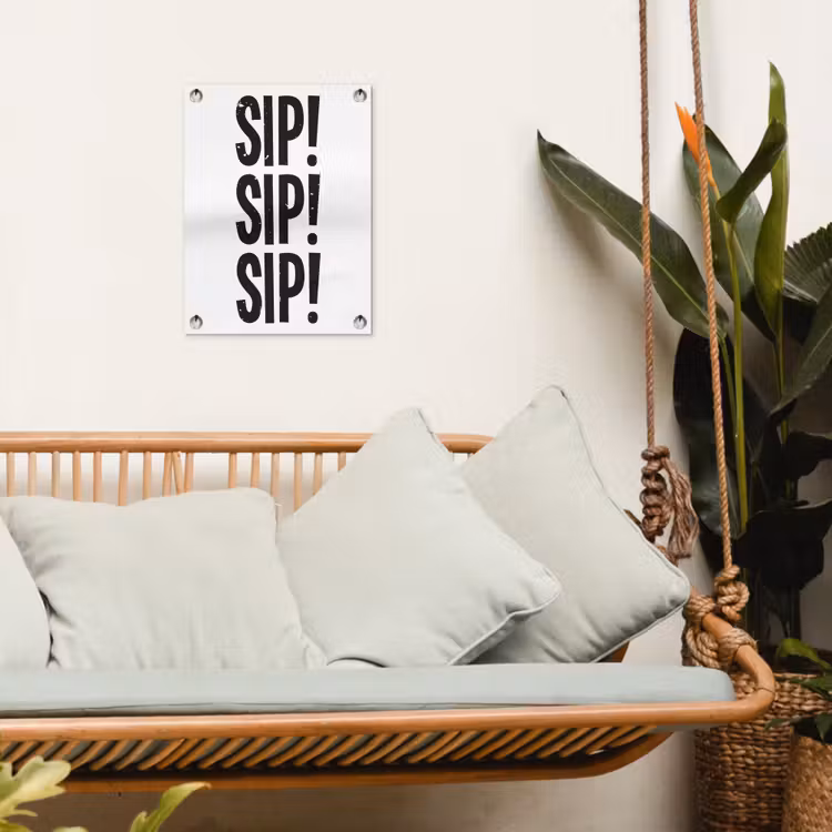 Tuinposter - Vintage - Japandi - Decoratie - Black — 5