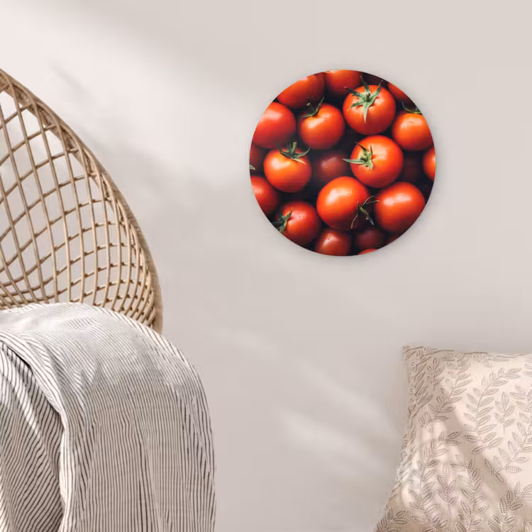 Muurcirkel glas - Groente - Rood - Tomaten — 5