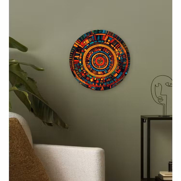 Muurcirkel glas - Mandala - Cirkels - Patronen — 3