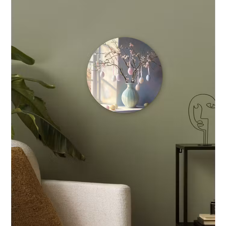 Muurcirkel glas - Stilleven - Vaas - Paastak — 3