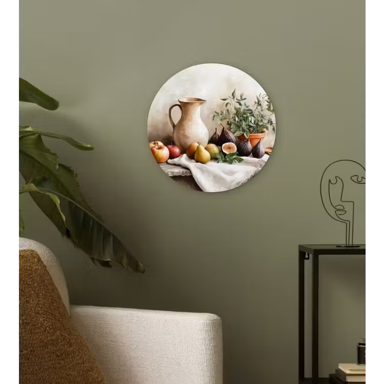 Muurcirkel glas - Fruit - Kruiden - Landelijk — 3