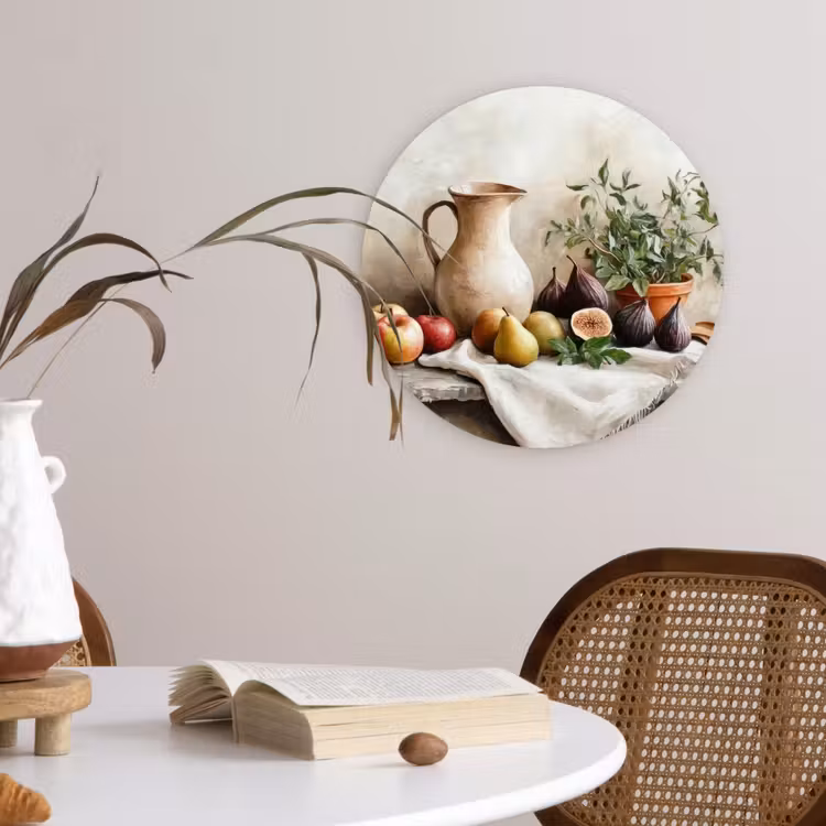 Muurcirkel glas - Fruit - Kruiden - Landelijk — 4