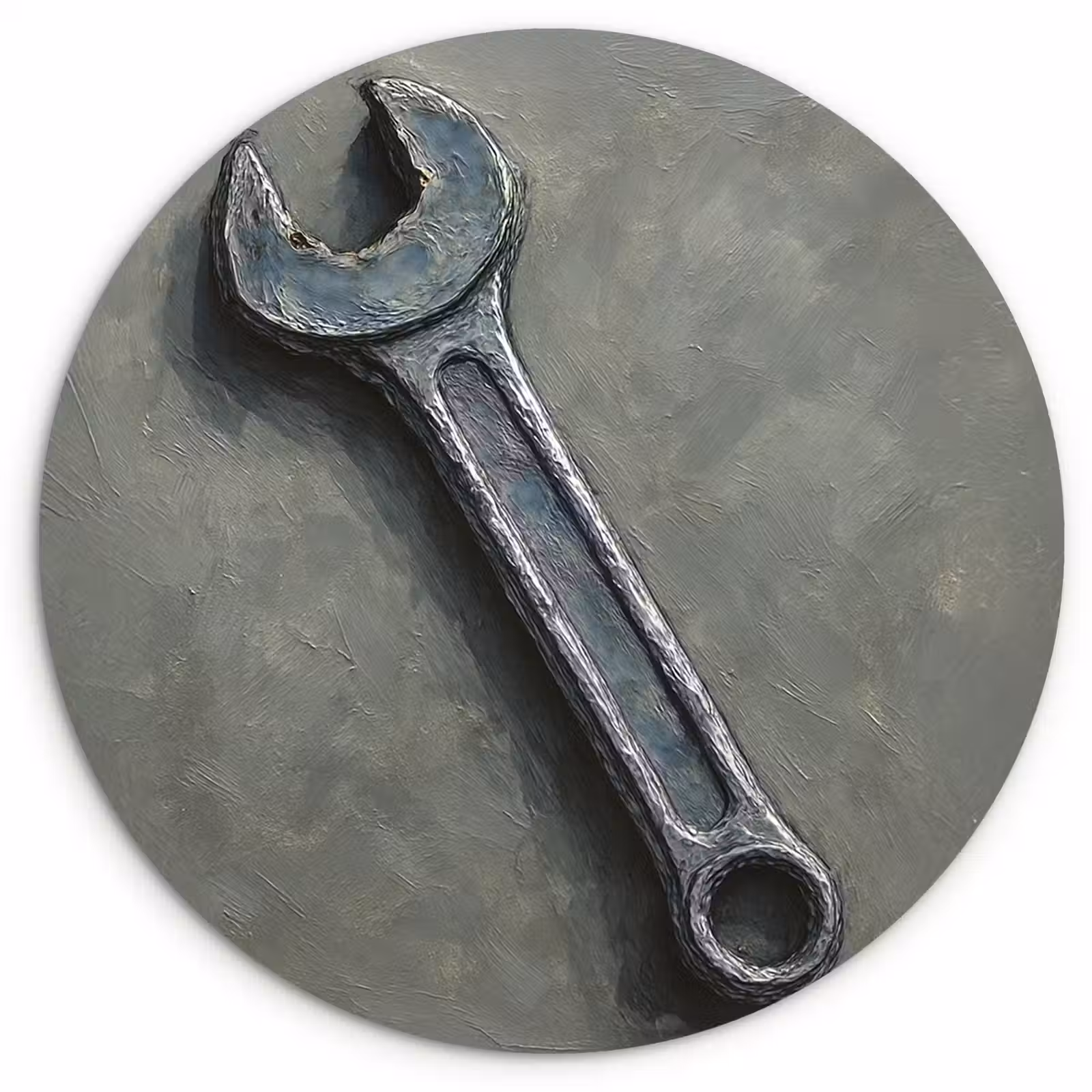 Muurcirkel glas - Steeksleutel - Schilderij - Gereedschap - Verf — 1