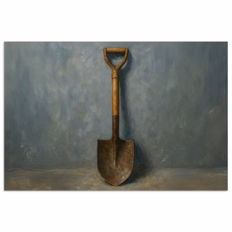 Poster - Schep - Gereedschap - Schilderij — 1