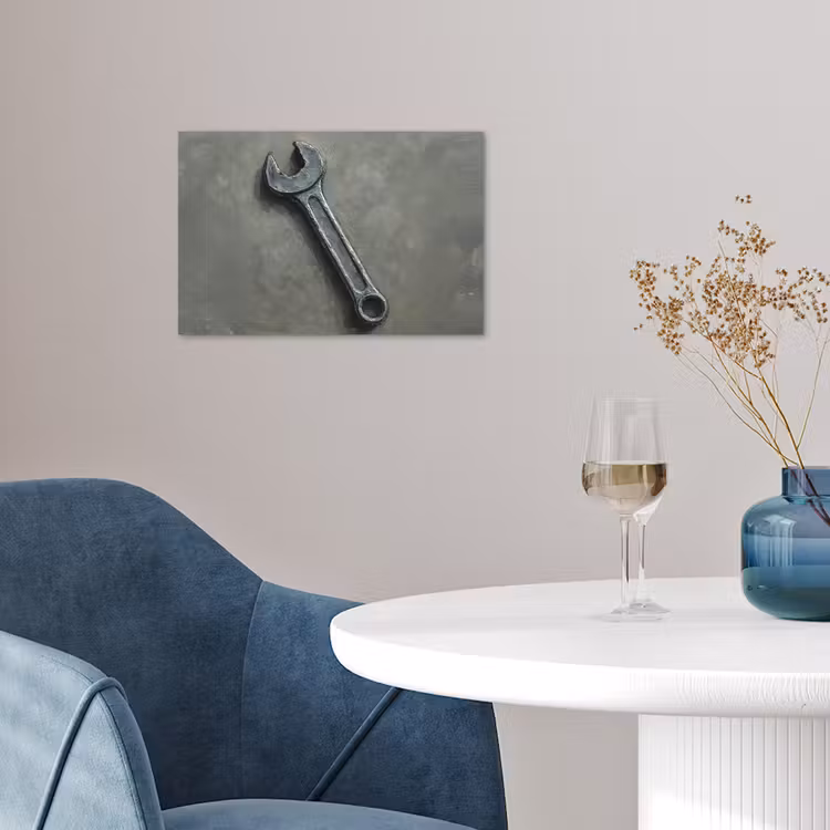 Poster - Steeksleutel - Schilderij - Gereedschap - Verf — 4