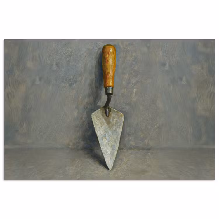 Poster - Troffel - Verf - Gereedschap — 1
