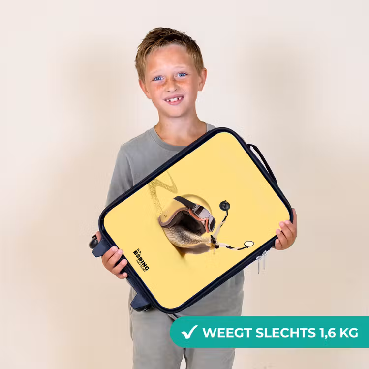 Kinderkoffer - Slak met motorhelm — 3
