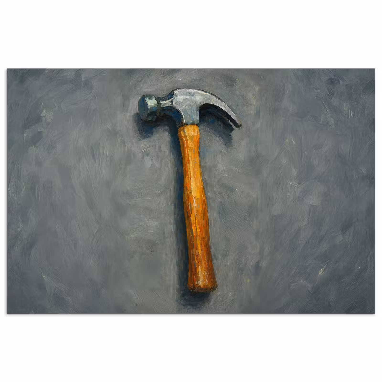 Poster - Hamer - Schilderij - Gereedschap — 1