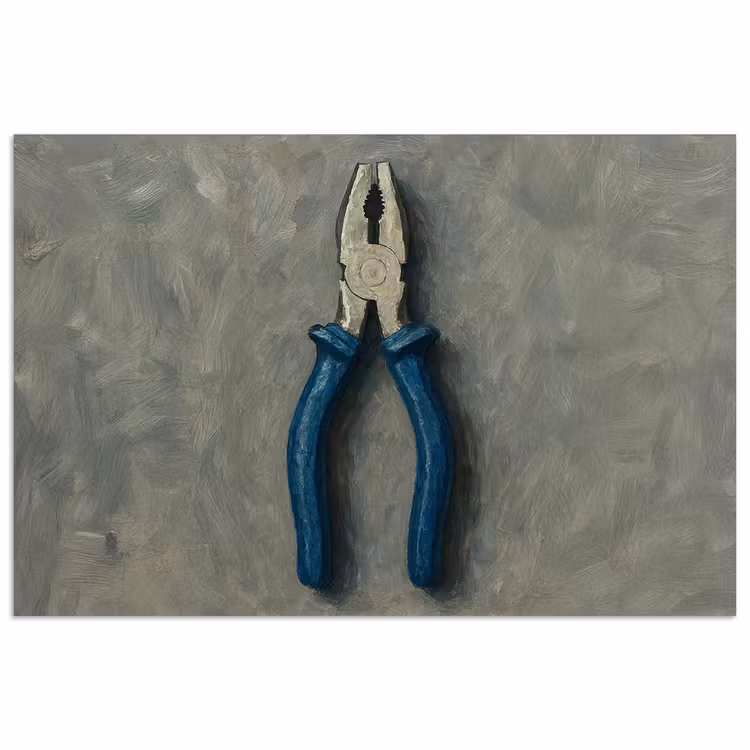 Poster - Tang - Schilderij - Textuur - Verf — 1
