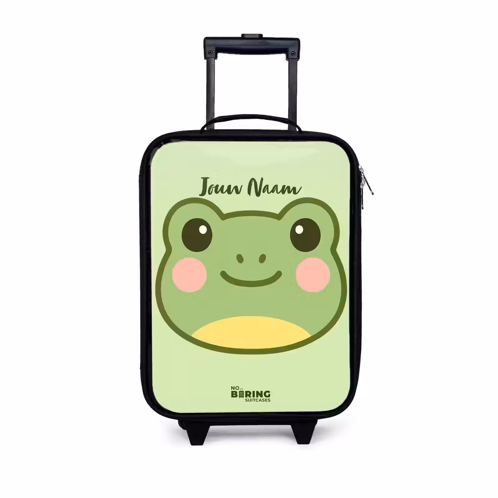 Kinderkoffer - Zwart - Kawai - Kikker - Groen — 1