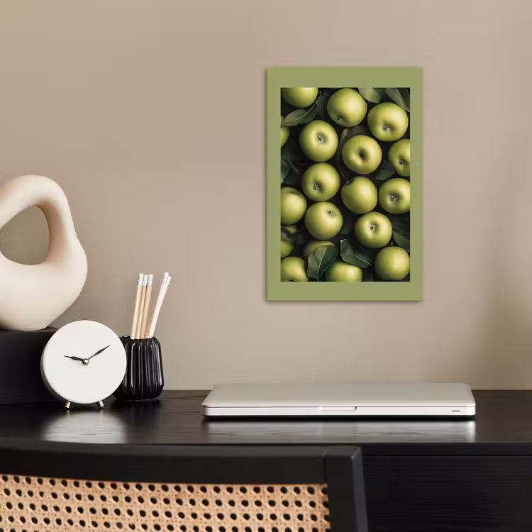 Poster – Appels - Groen - bladeren — 2