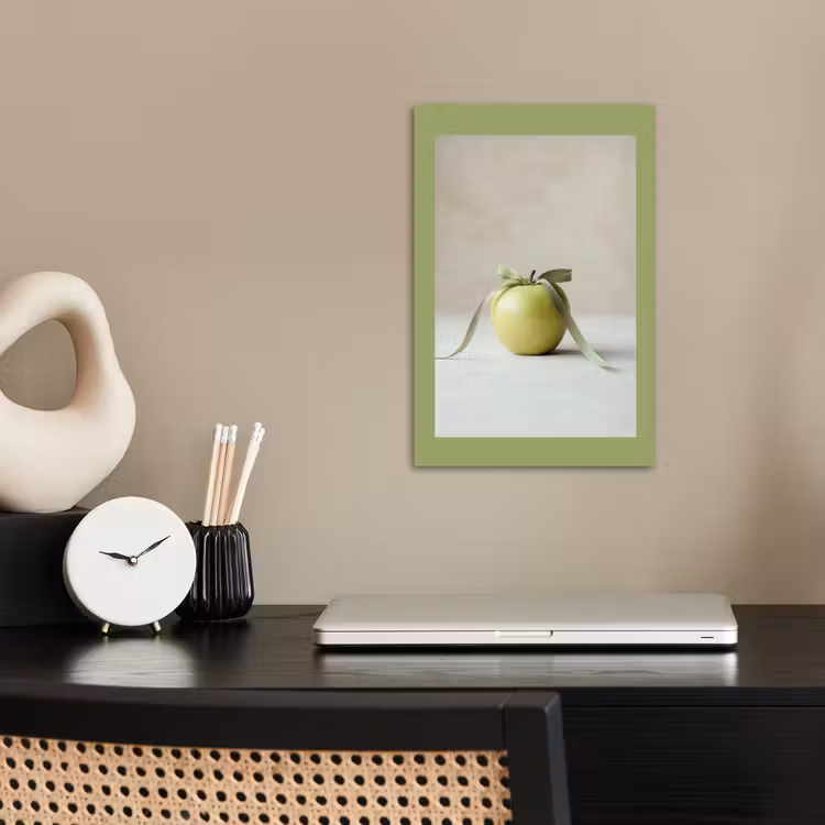 Poster – Groen - Appel - Strikje — 2