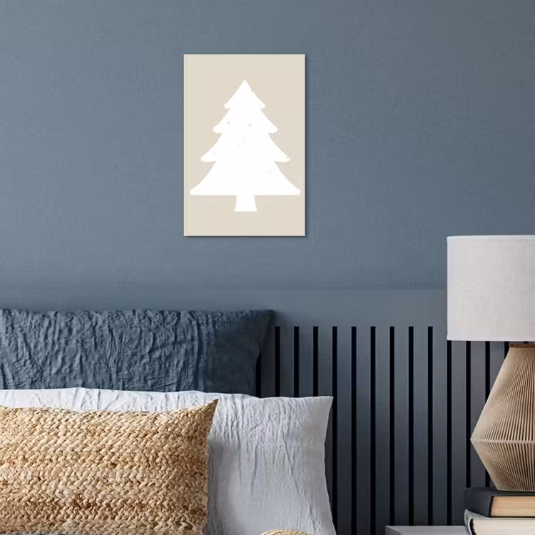 Poster – Japandi - Kerstboom - Beige - Kerstversiering — 3