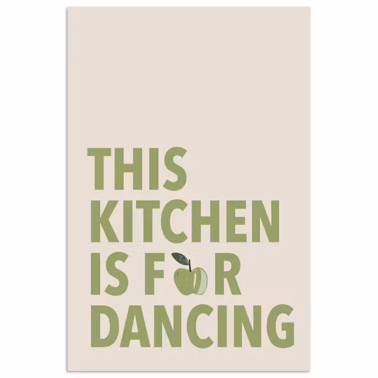 Poster – Quote - Appel - Illustratie — 1