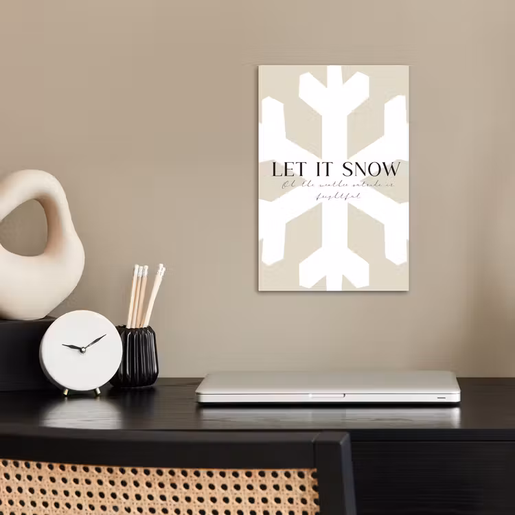 Poster – Sneeuw - Japandi - Winter - Decoratie — 2