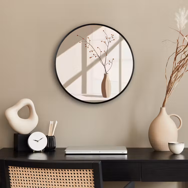 Ronde fotolijst - Vaas - Takken - Bessen - Minimalistisch — 3