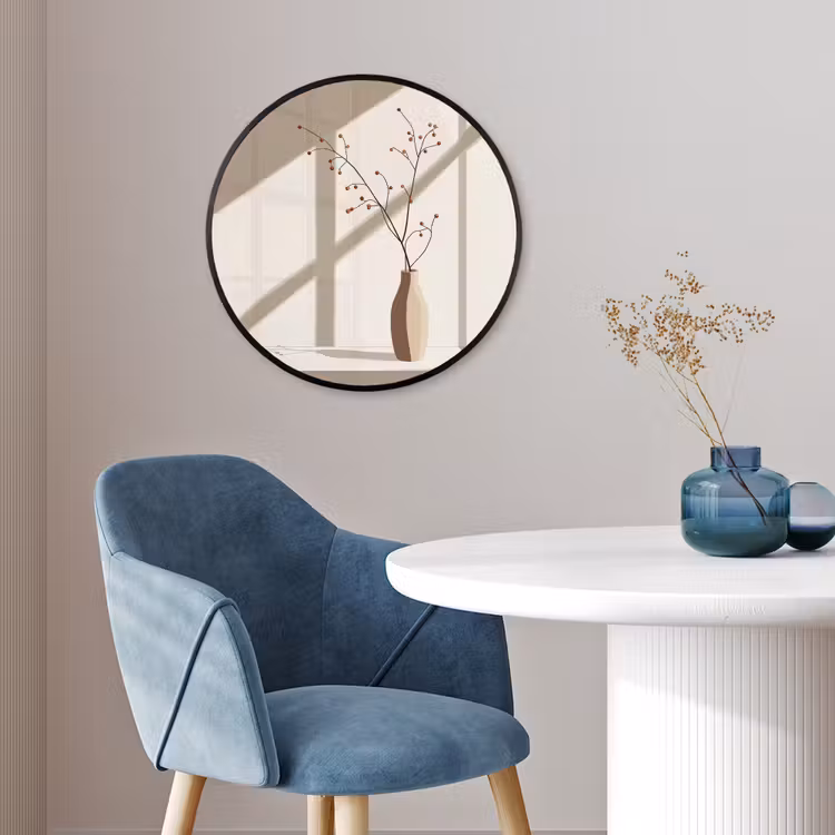 Ronde fotolijst - Vaas - Takken - Bessen - Minimalistisch — 4