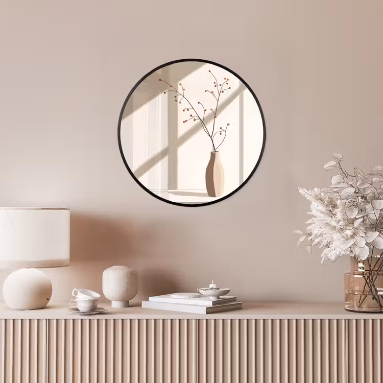 Ronde fotolijst - Vaas - Takken - Bessen - Minimalistisch — 5