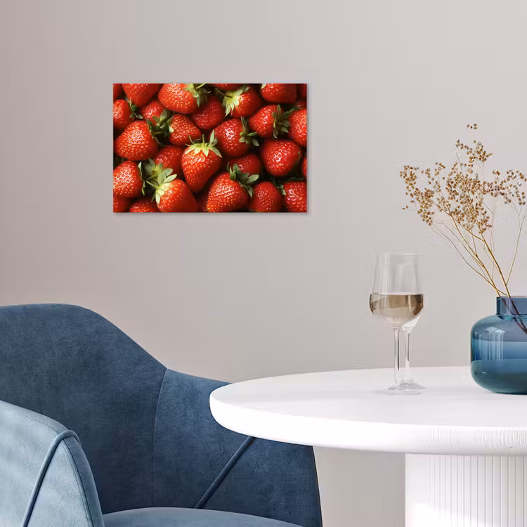 Poster – Aardbei - Fruit - Rood — 4