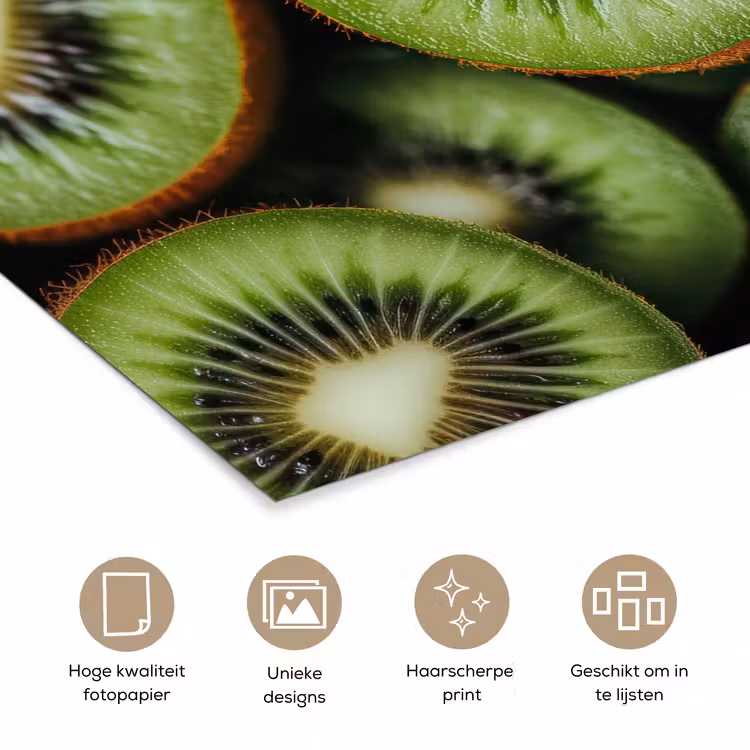 Poster – Kiwi - Fruit - Groen — 5