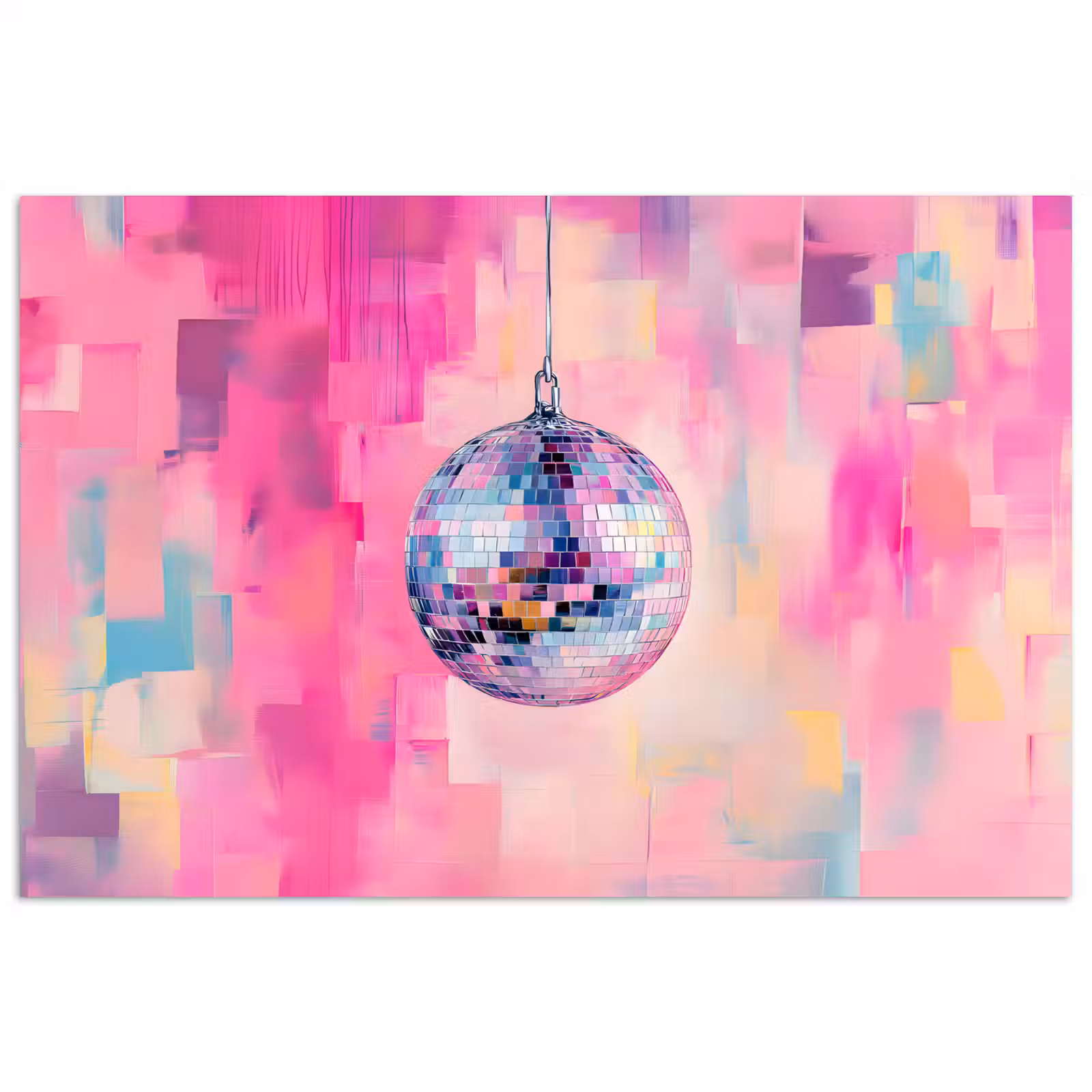 Poster – Discobal - Pink - Verf — 1