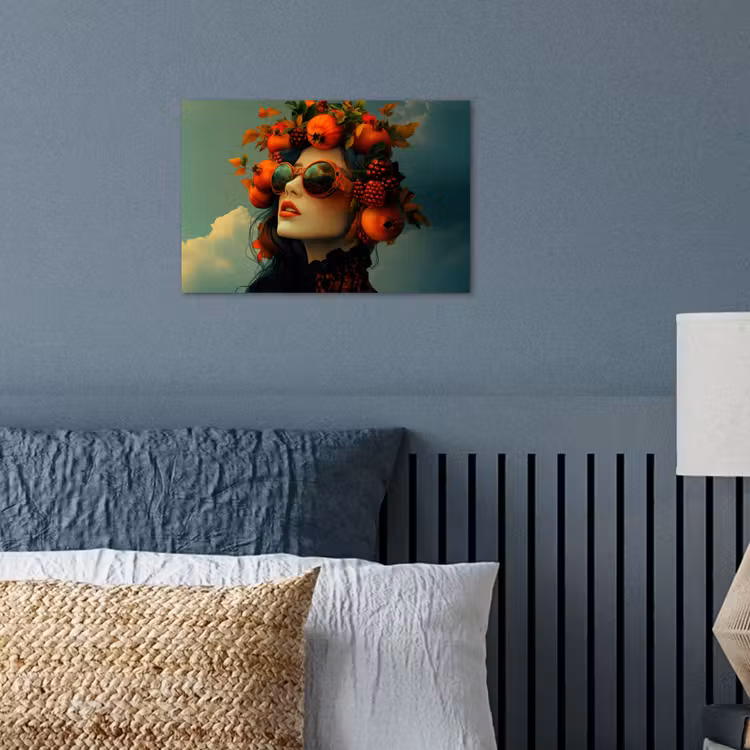Poster – Vrouw met Granaatappels en Zonnebril — 3