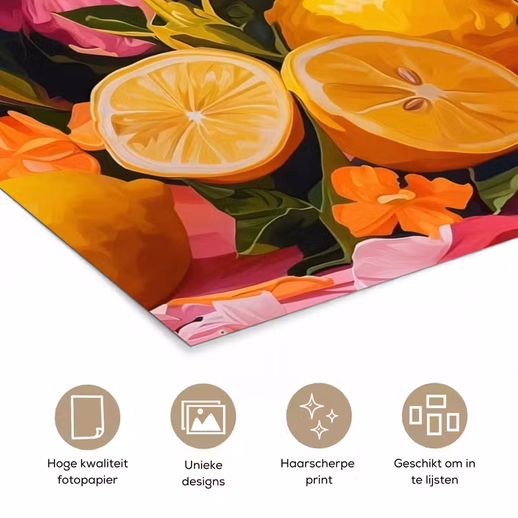 Poster – Drink - Bloemen - Yellow — 5