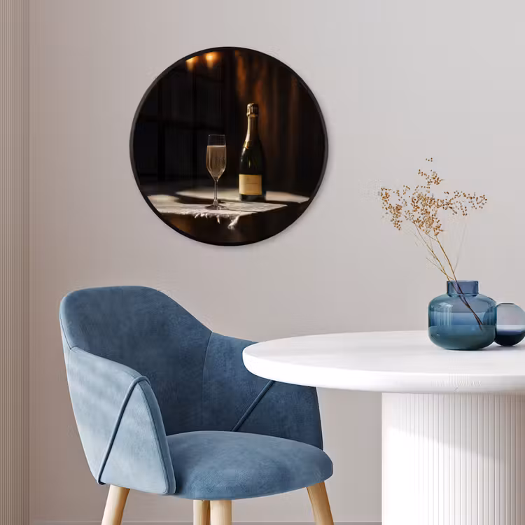 Ronde fotolijst - Prosecco - Bubbels - Sfeervol - Drank — 4