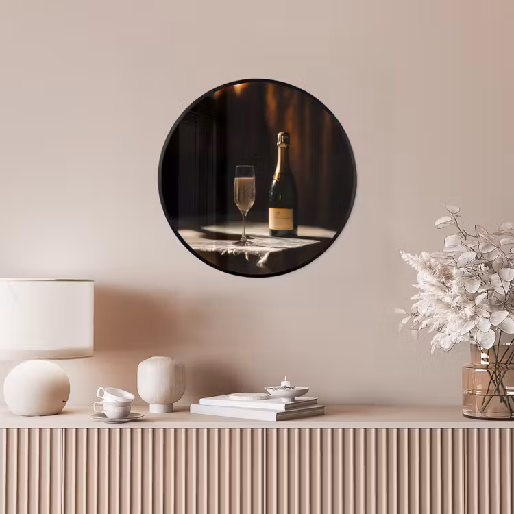 Ronde fotolijst - Prosecco - Bubbels - Sfeervol - Drank — 5