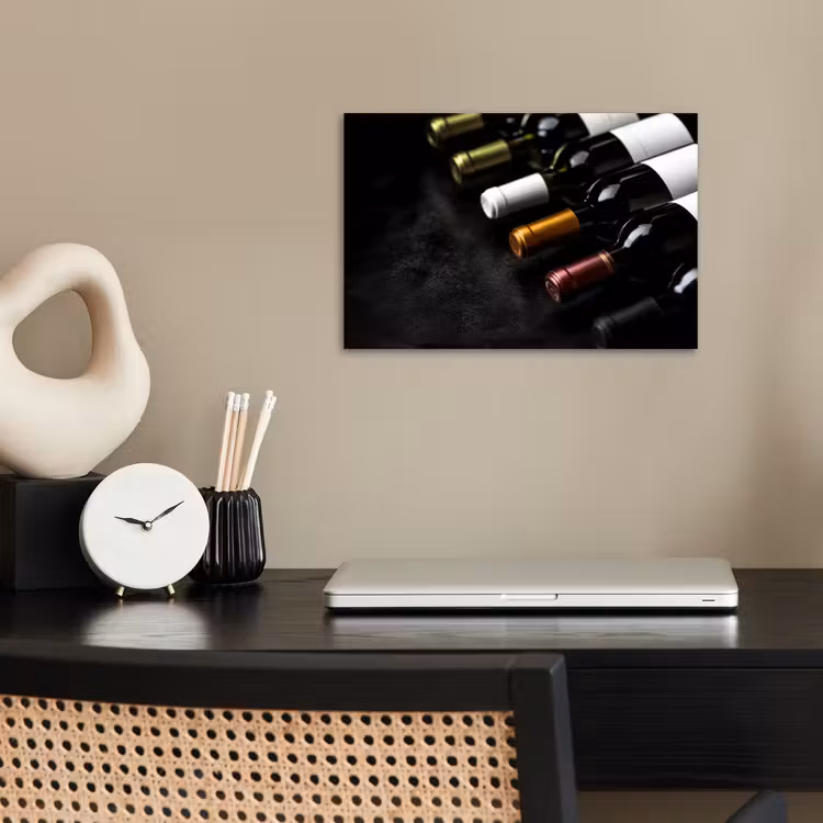 Poster – Wijn - Flessen - Variatie - Smaken — 2