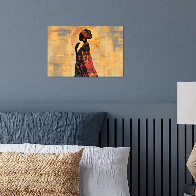 Poster – Vrouw - Silhouet - Patronen - Sierlijk — 3