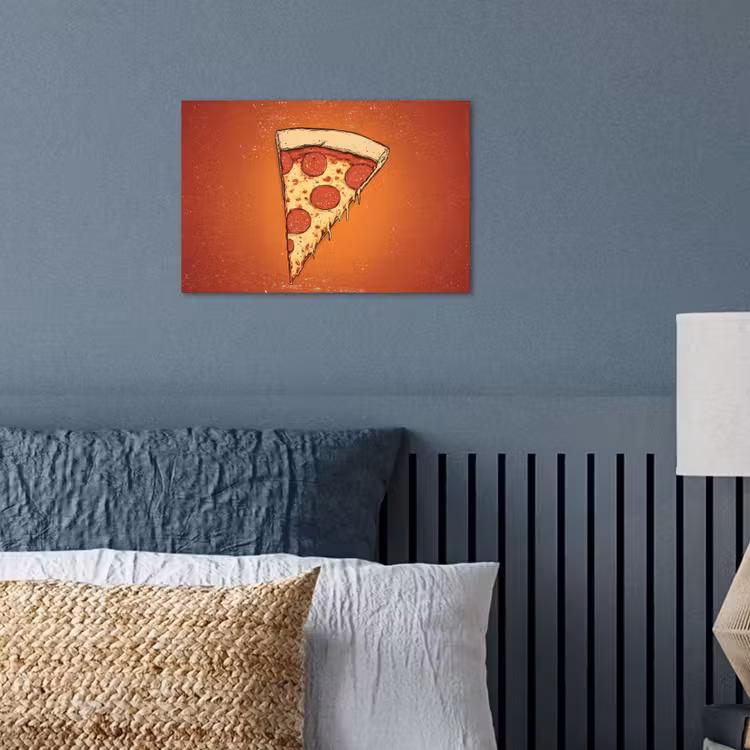 Poster – Pizza - Kaas - Rood - Pepperoni — 3