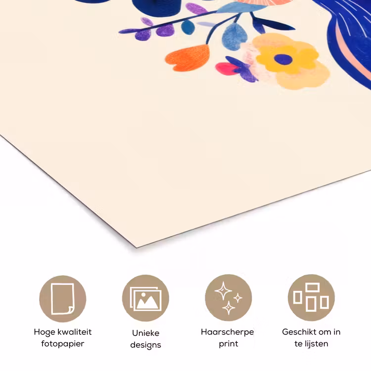 Poster – Vaas - Bloemen - Boeket — 5