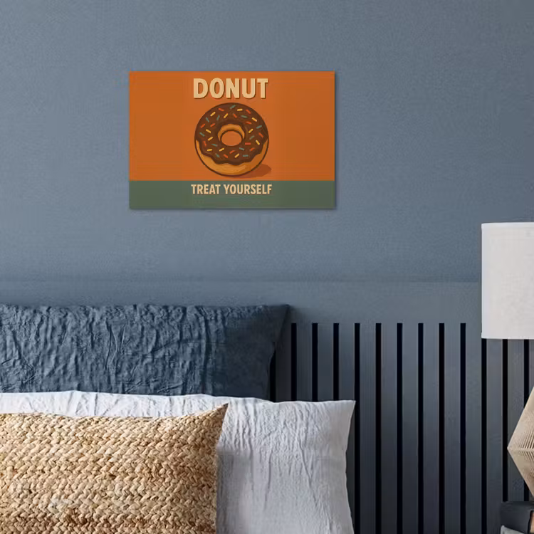 Poster – Donut - Spikkels - Kleurrijk - Quote — 3