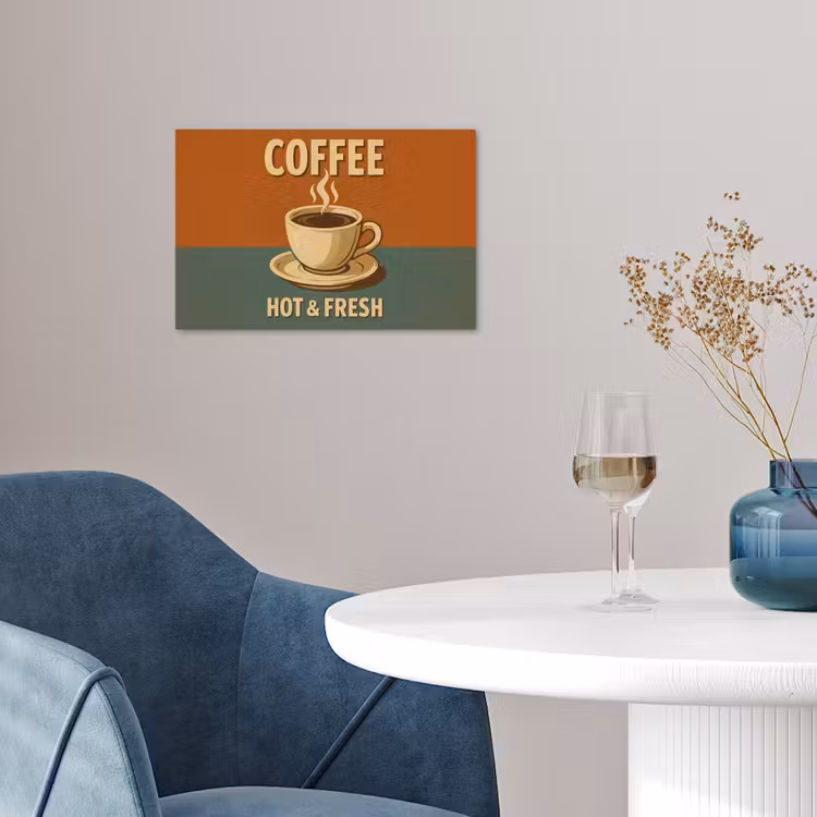 Poster – Koffie - Kop - Vintage - Quote — 4