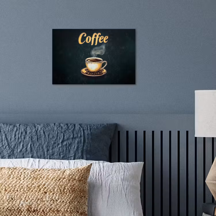 Poster – Koffie - Schotel - Koffiebonen - Retro — 3