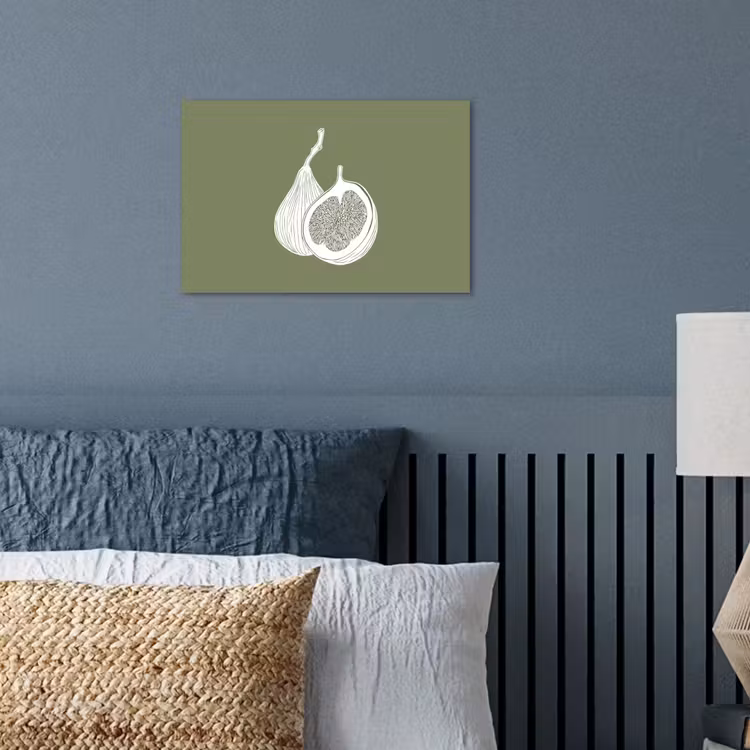 Poster – Vijgen - Minimalistisch - Getekend - Mosgroen — 3