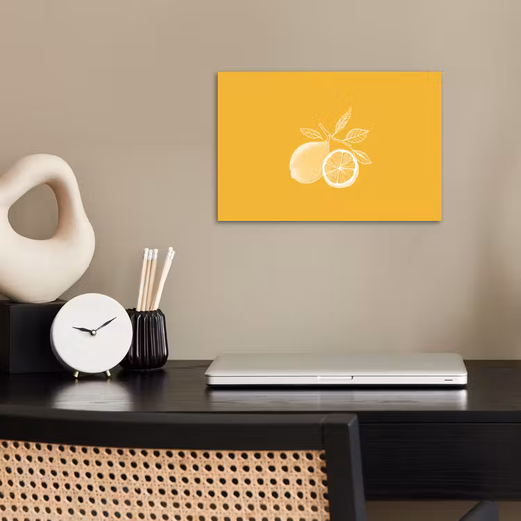 Poster – Citroenen - Illustratie - Minimalistisch - Geel — 2