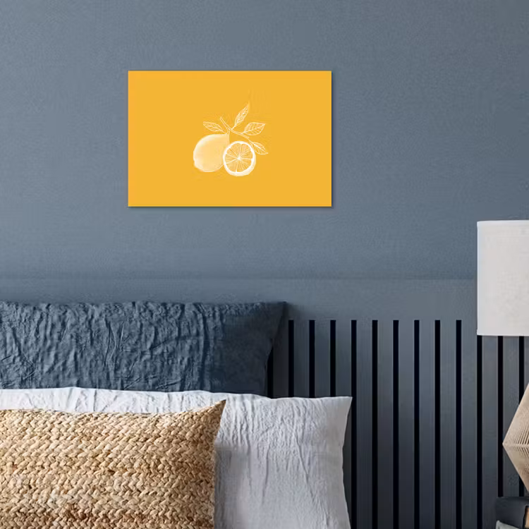 Poster – Citroenen - Illustratie - Minimalistisch - Geel — 3