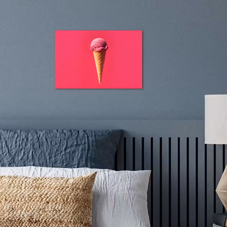 Poster – Schepijs - Roze - Hoorntje — 3