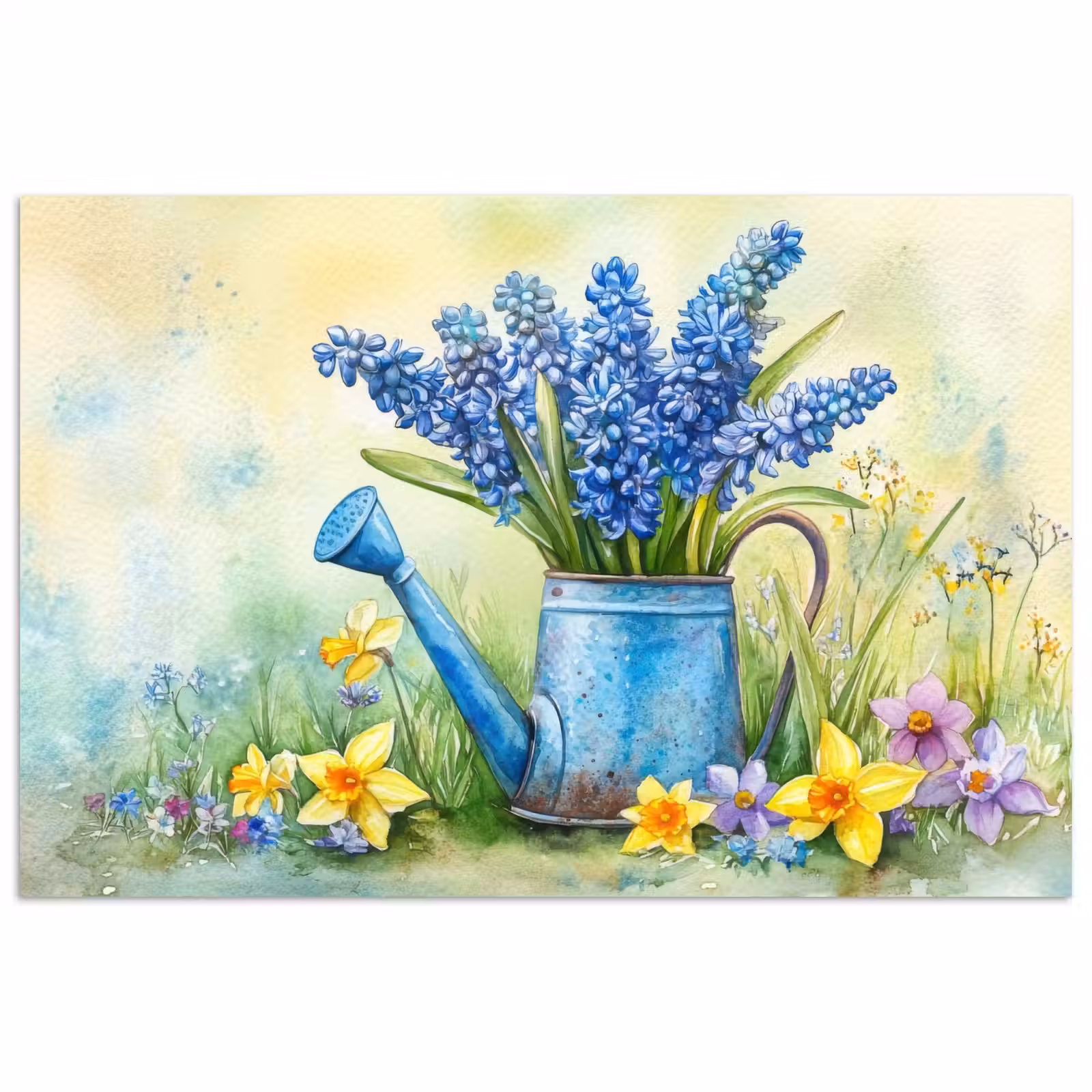 Poster – Gieter - Lavendel - Bloesems — 1