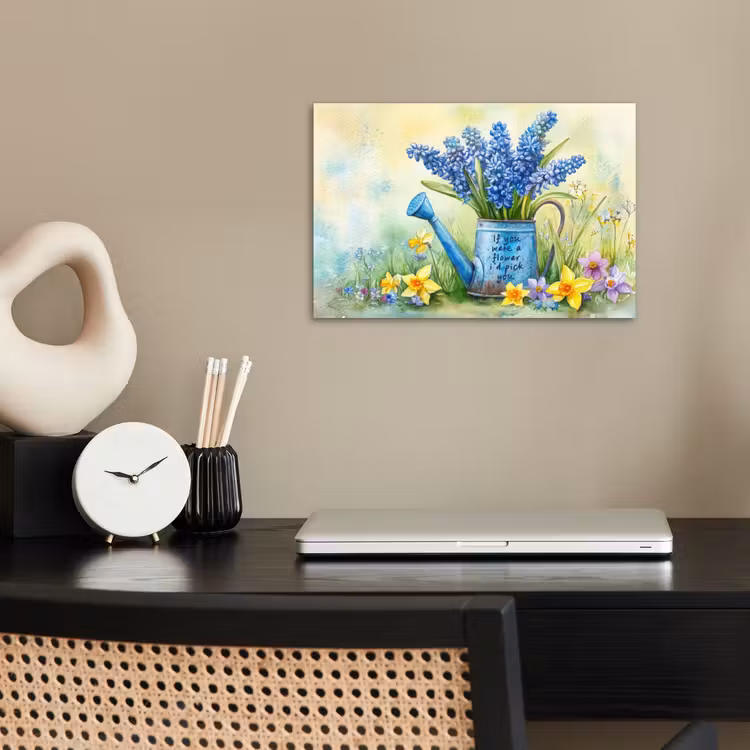 Poster – Lavendelbloemen - Quote - Gieter — 2