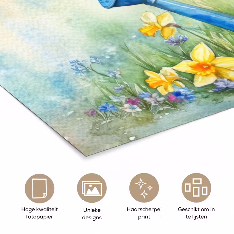 Poster – Lavendelbloemen - Quote - Gieter — 5