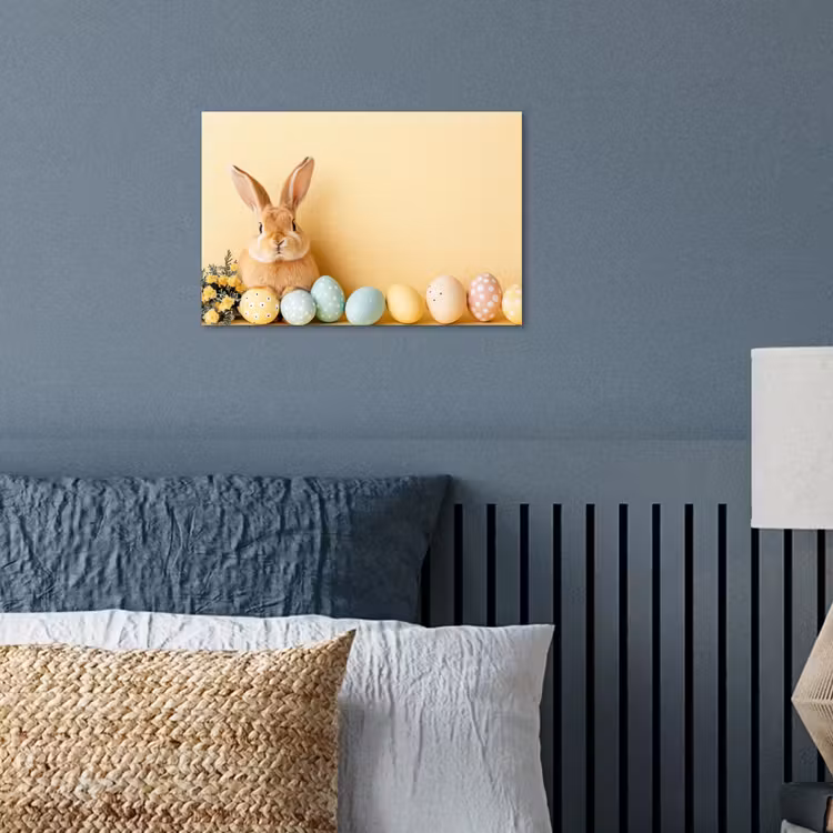 Poster – Eieren - Konijn - Pasteltinten — 3
