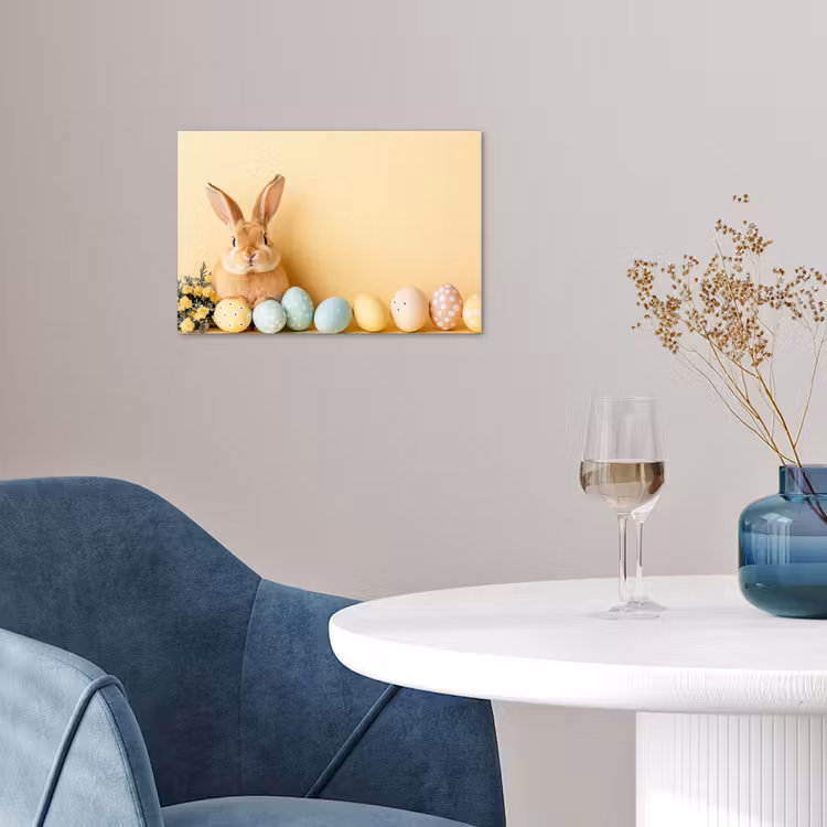 Poster – Eieren - Konijn - Pasteltinten — 4